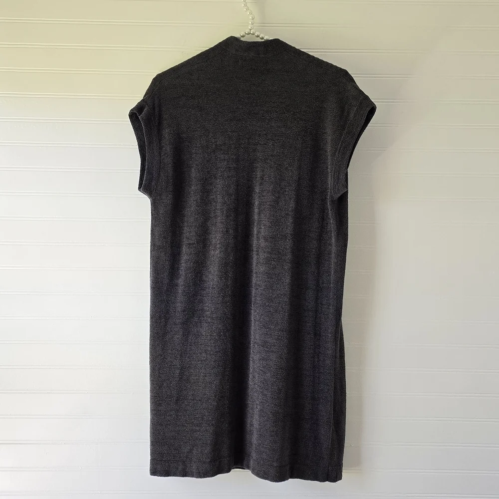 Barefoot Dreams Cozychic Ultra Light Gray Cardi Vest XS